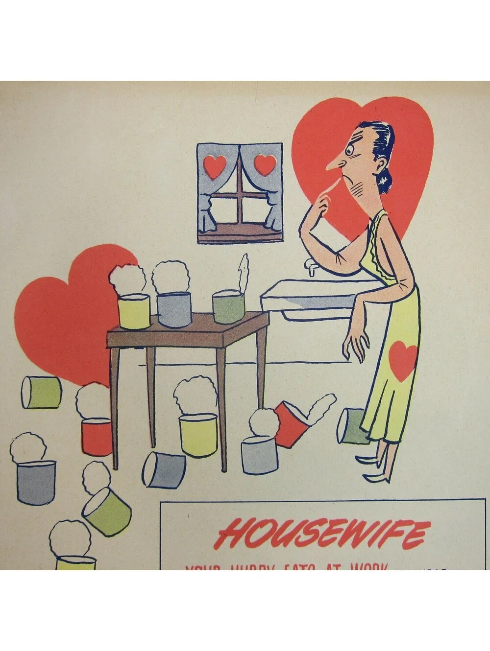 Vintage Vinegar Valentine Housewife Penny Dreadful Sarcasm Insult Poem Ephemera